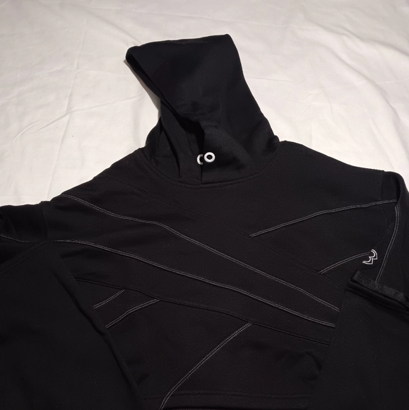 Cardi RBK Hoodie Sweatshirt casual informal black NWT HS4304 - Picture 1 of 11